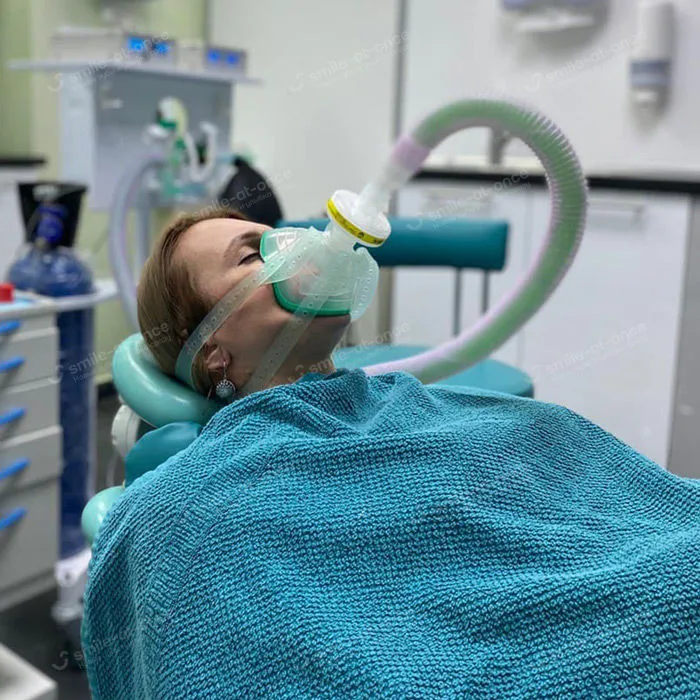 Лечение зубов под седацией ксеноном - фото