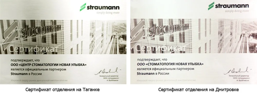 Официальное представительство Straumann в России