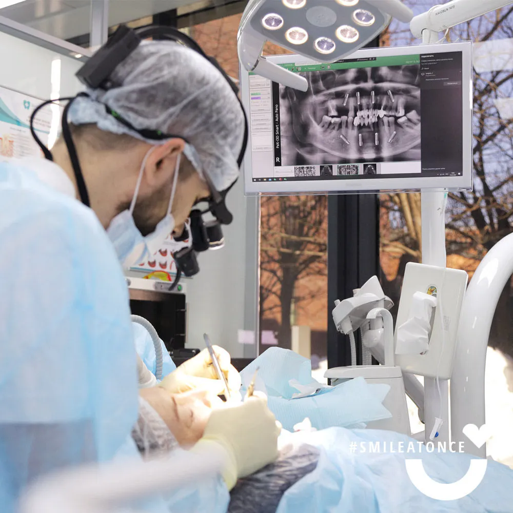 Сопова Инна во время операции