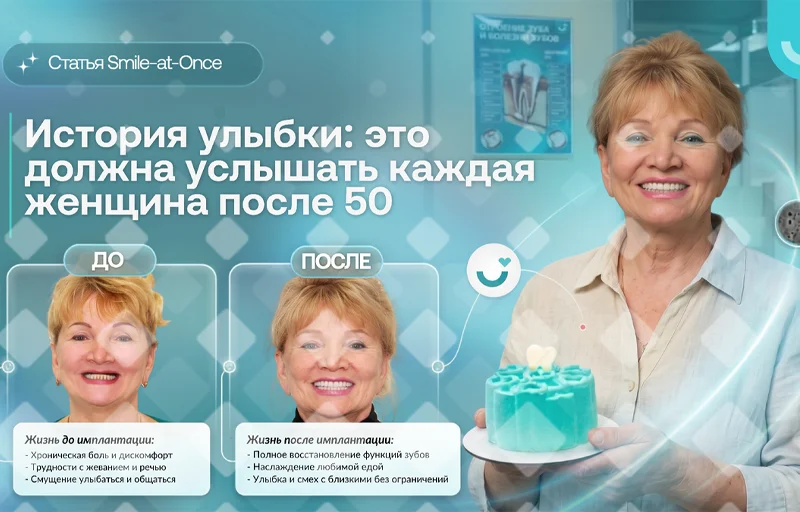 История улыбки, которую должна знать каждая женщина после 50