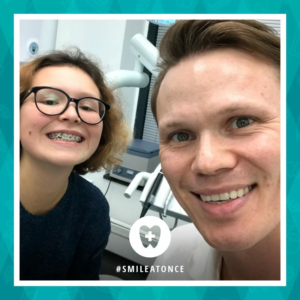 Ноябрь 2018: после установки брекетов