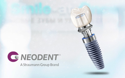 Имплантация Neodent Straumann Group с коронкой - Зуб за 1 день