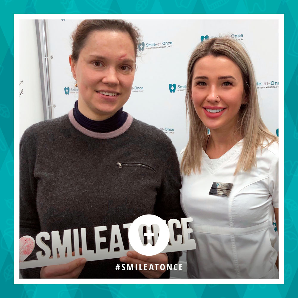 Фото после реставрации зубов