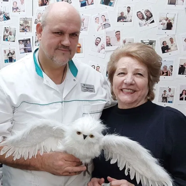 С врачом ортопедом после перепротезирования