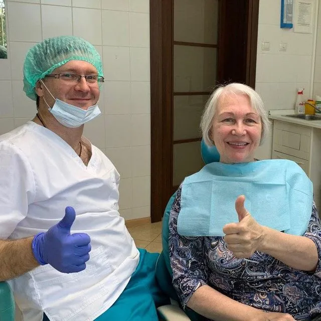 Сразу после операции и установки протезов