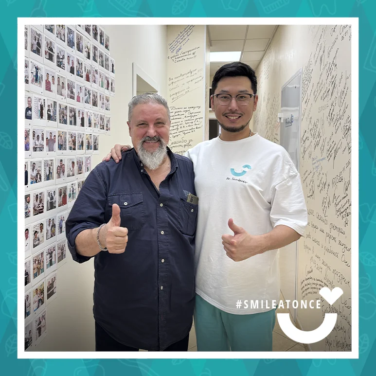 После имплантации зубов