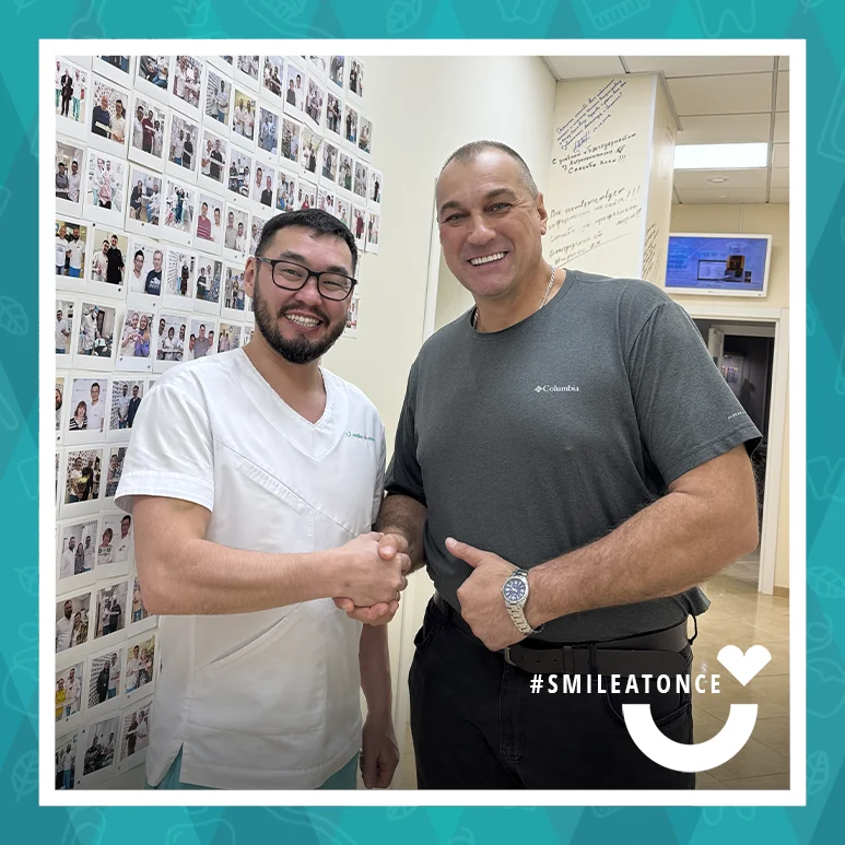 После восстановления всех зубов