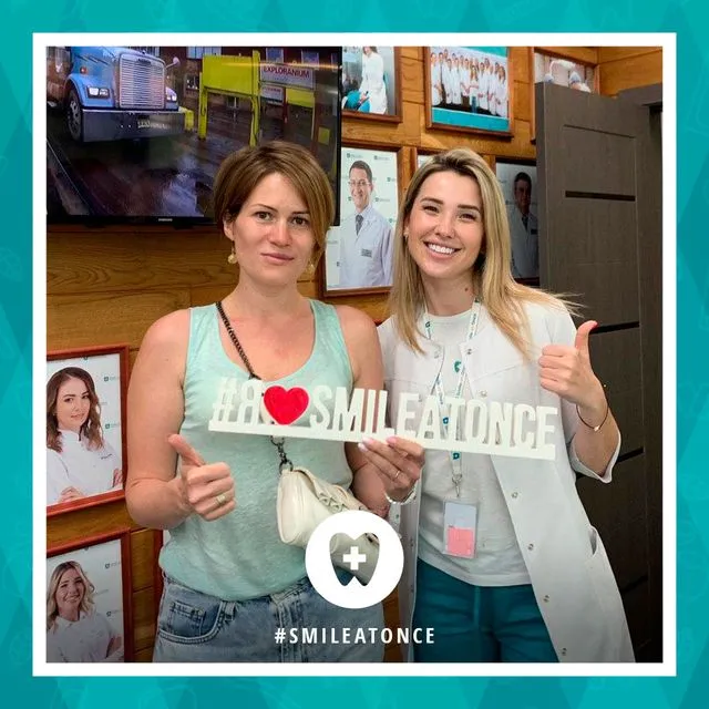 Июнь 2020: селфи после гигиены и лечения зубов