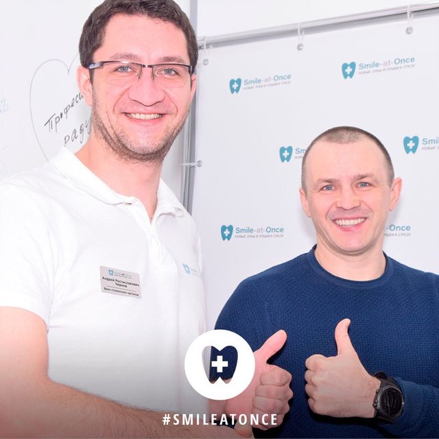 После имплантации зубов