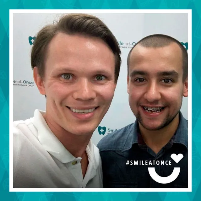 июль 2018: селфи-отзыв после установки брекетов