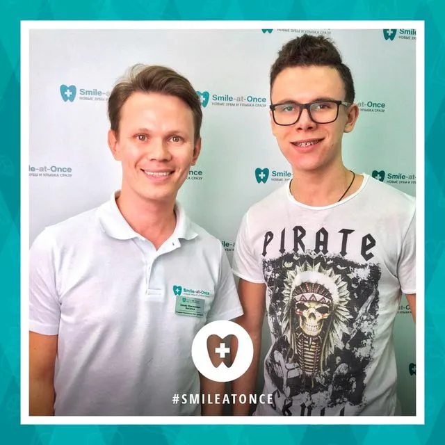 Сентябрь 2019: селфи после установки брекетов