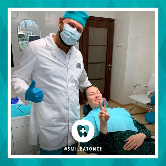 Октябрь 2020: после установки импланта Straumann