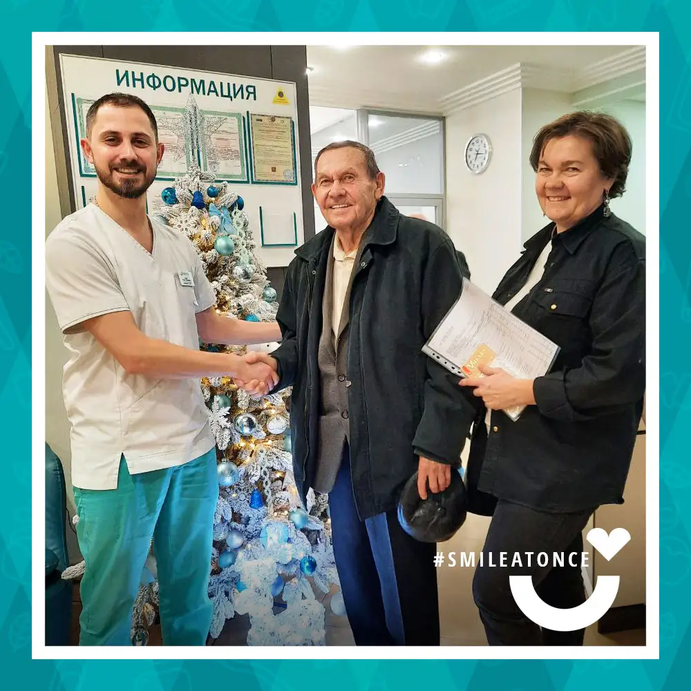 После имплантации всех зубов за 1 день