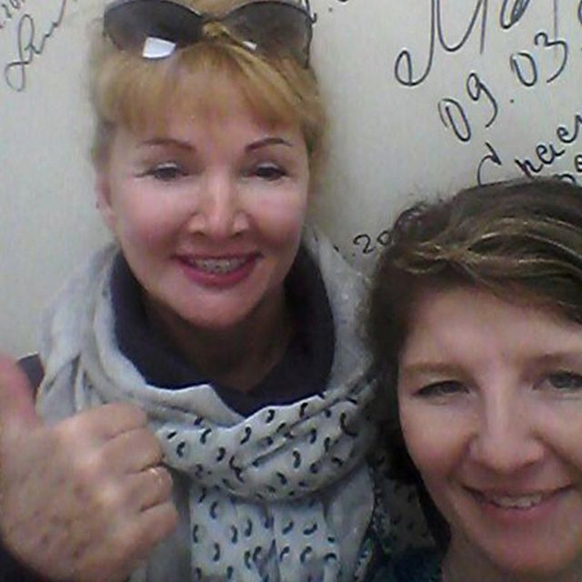 Селфи с менеджером после имплантации