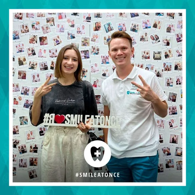 Октябрь 2020: после установки брекетов на зубы