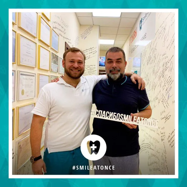 Селфи после имплантации all-on-6