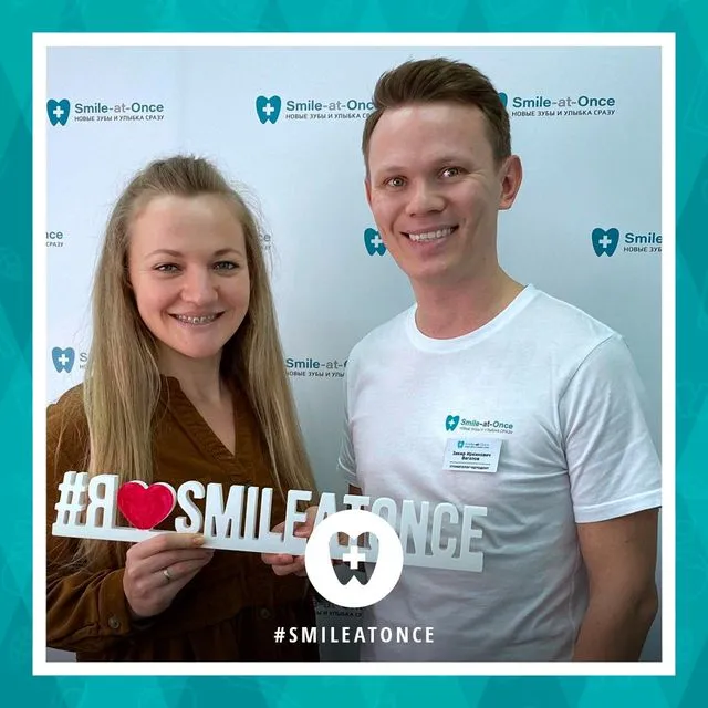 Февраль 2020: селфи после установки брекетов