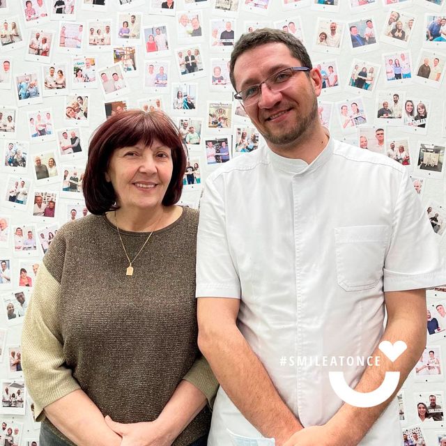 Фото после перепротезирования зубов