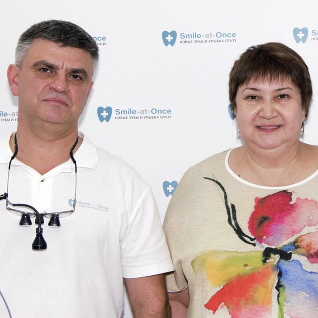 Фото после имплантации зубов