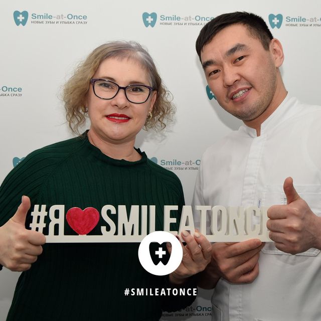 Селфи после скуловой имплантации NobelZygoma