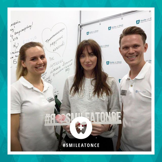 селфи после исправления прикуса брекетами