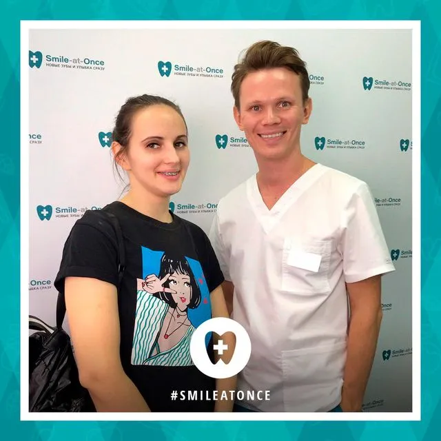 Селфи после активации брекетов