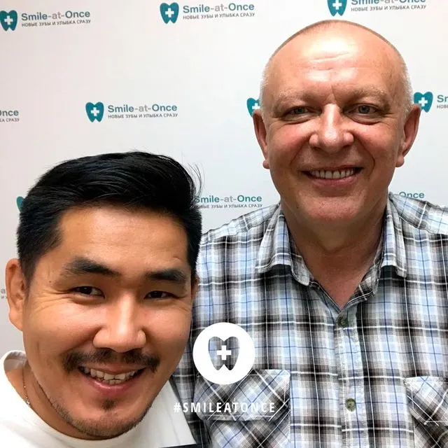 Селфи с врачом после имплантации