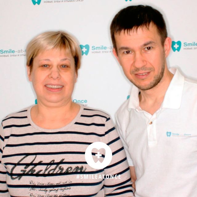 Селфи после комплексной имплантации