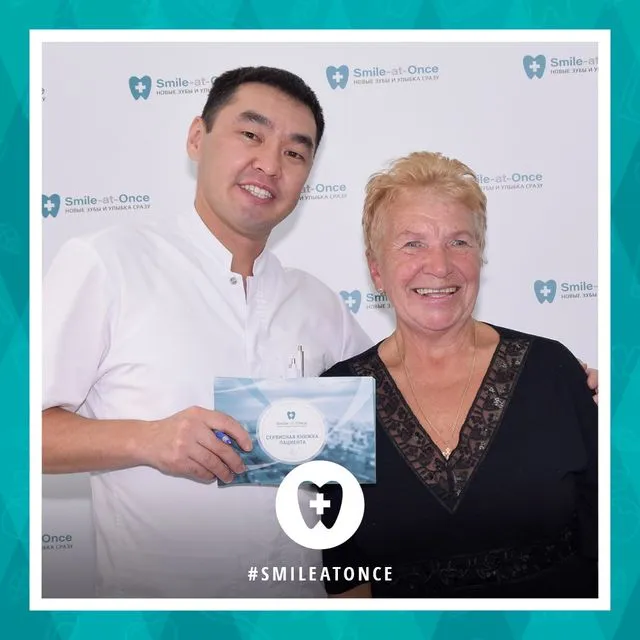 Селфи сразу после имплантации