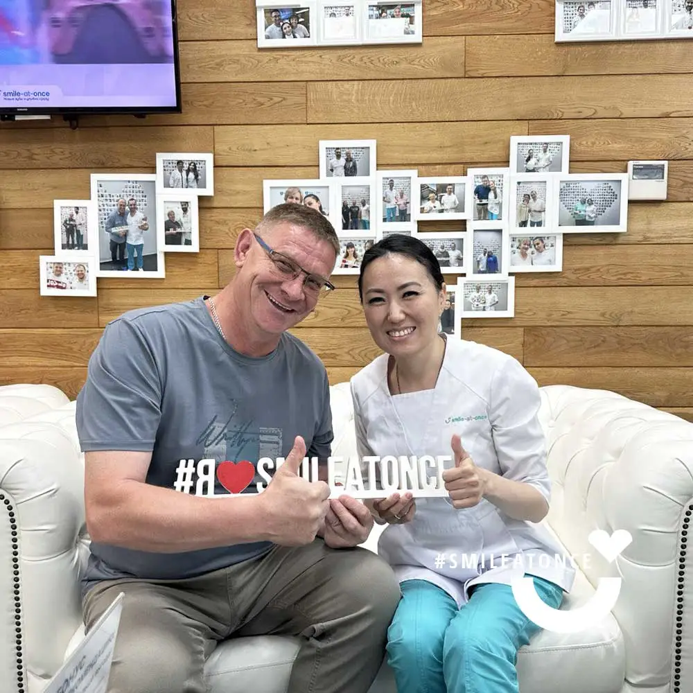 Через 3 года после имплантации - на профгигиене