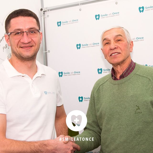 Селфи после имплантации all-on-4