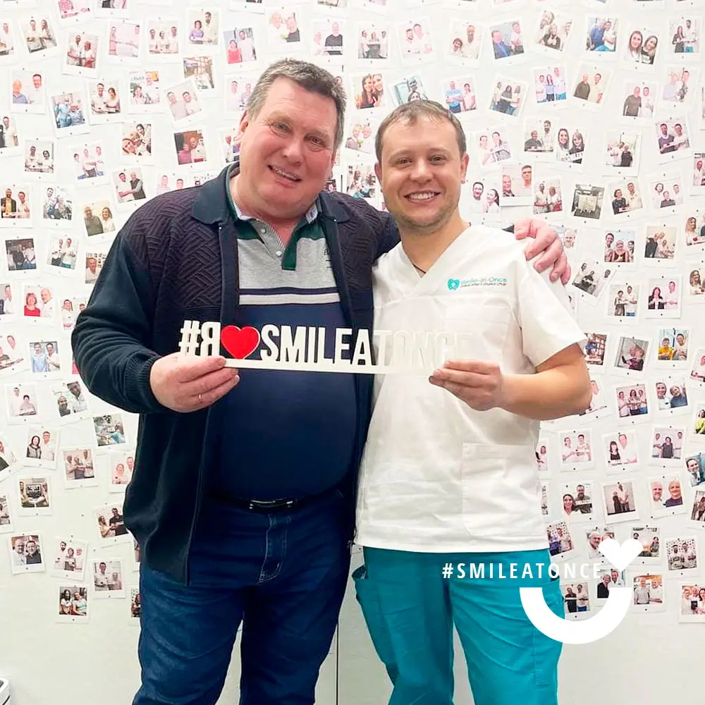 Фото с лечащим стоматологом-ортопедом