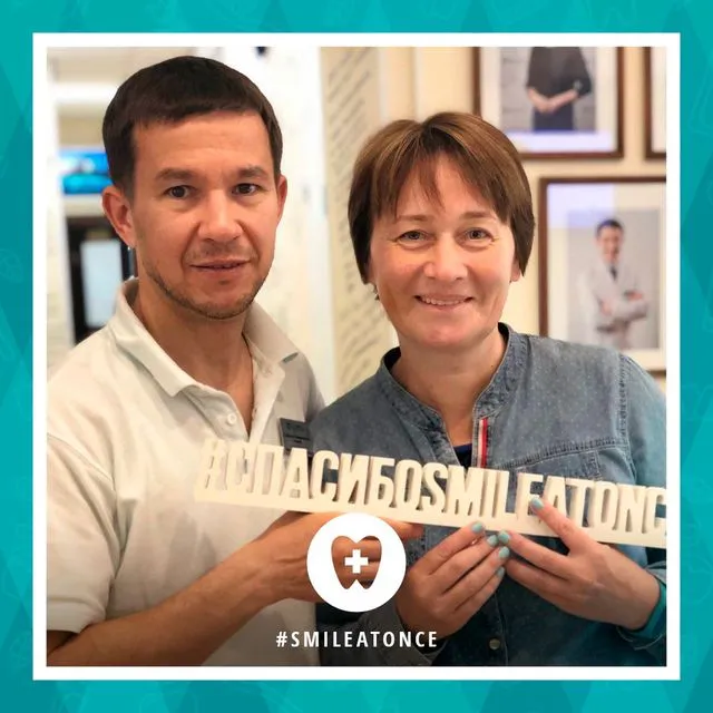 июнь 2019: сразу после имплантации all-on-6 