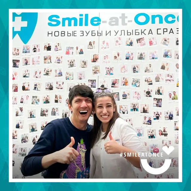 После планового осмотра и гигиены в рамках имплантации