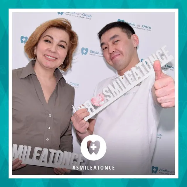 Апрель 2019: селфи сразу после комплексной имплантации зубов all-on-4