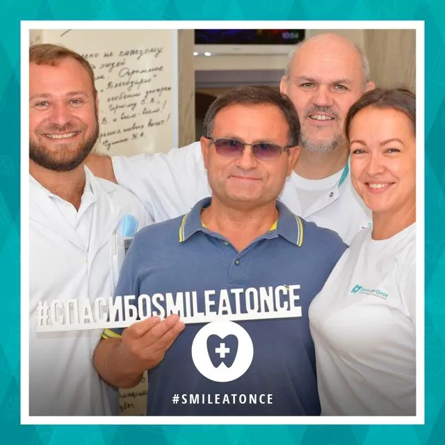 сентябрь 2019: сразу после имплантации зубов