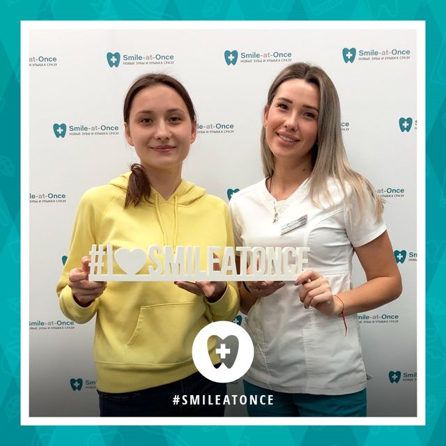 Селфи после гигиены полости рта