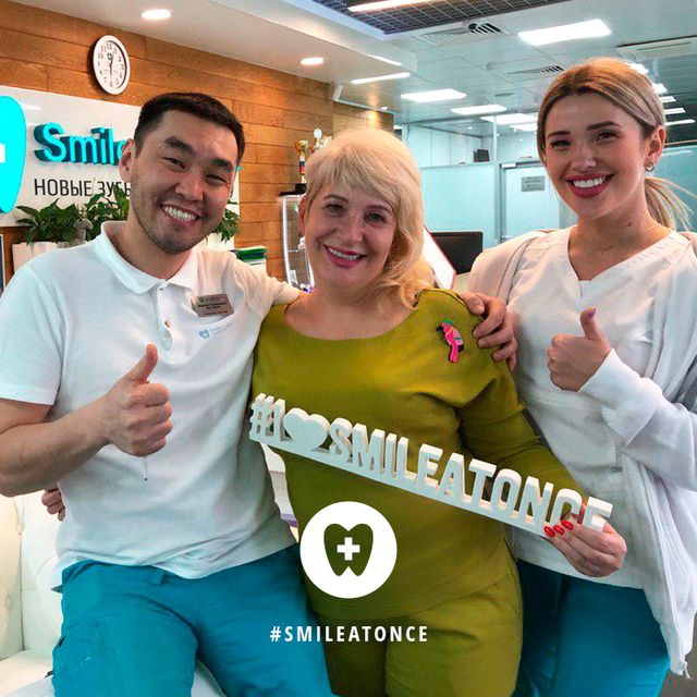 Селфи после имплантации all-on-4