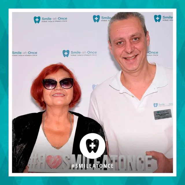 октябрь 2018: селфи после имплантации зубов