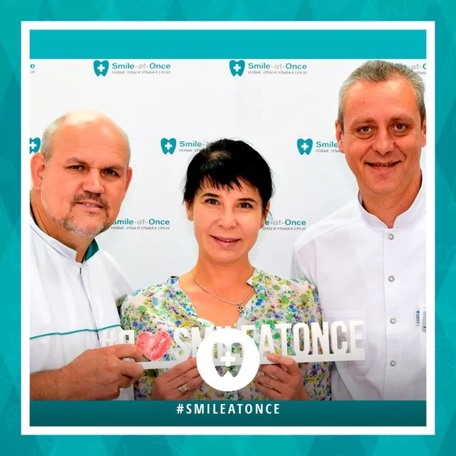 2018 г.: после имплантации all-on-4