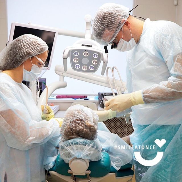 Установка имплантов по протоколу all-on-6