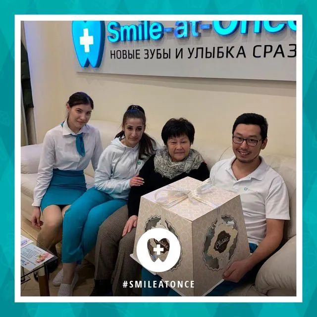 Ноябрь 2019 года: сразу после имплантации зубов