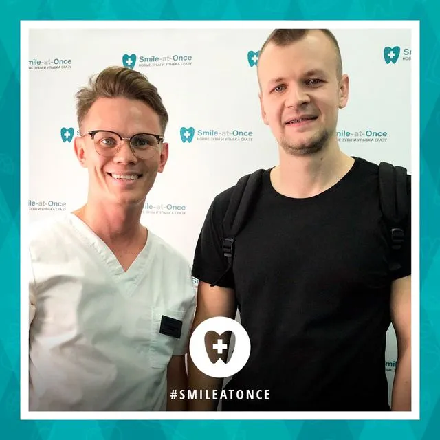 Июль 2019: селфи после установки брекетов