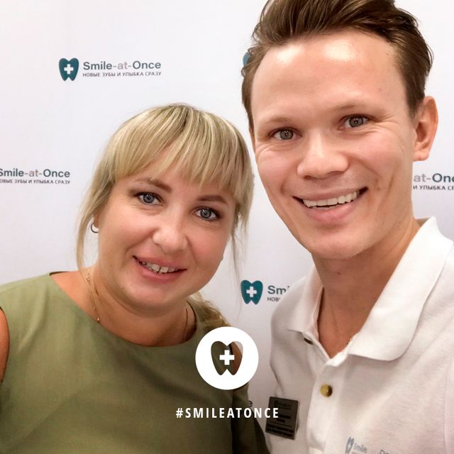 Сразу после установки брекетов на зубы