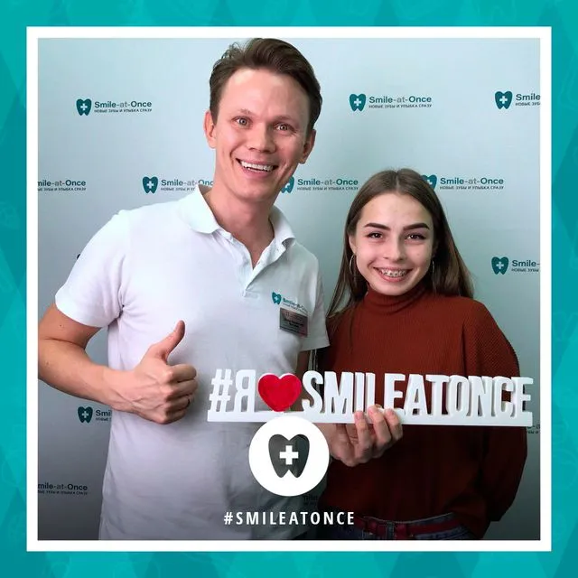 ноябрь 2019: после установки брекетов на зубы