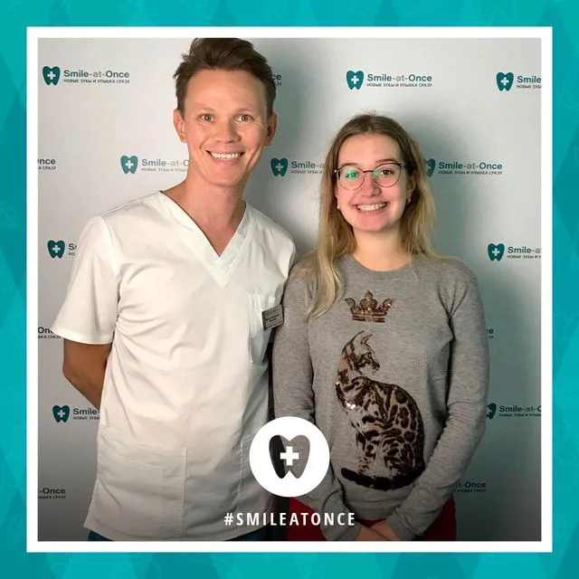 Август 2019: после установки брекетов на зубы