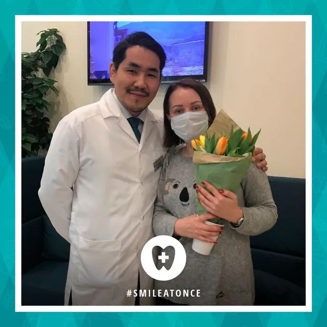 март 2019: сразу после операции