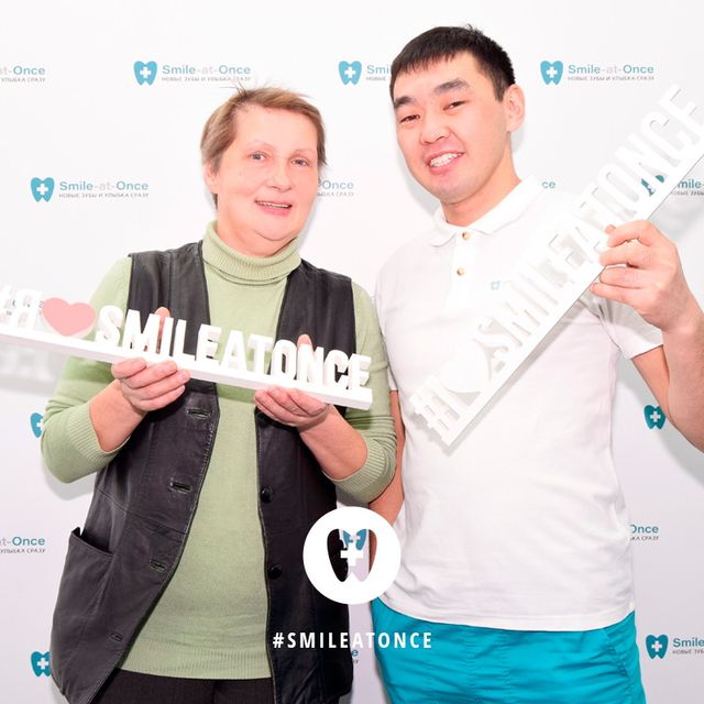 Селфи после имплантации all-on-4