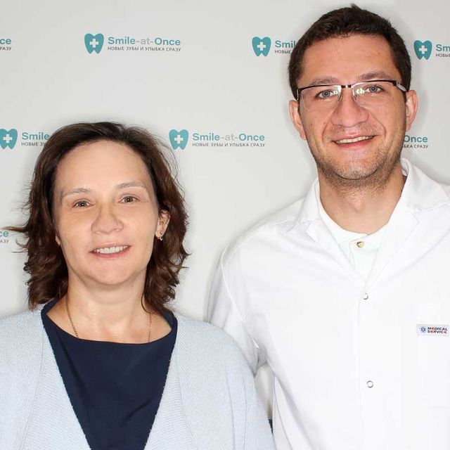 Фото со стоматологом-ортопедом