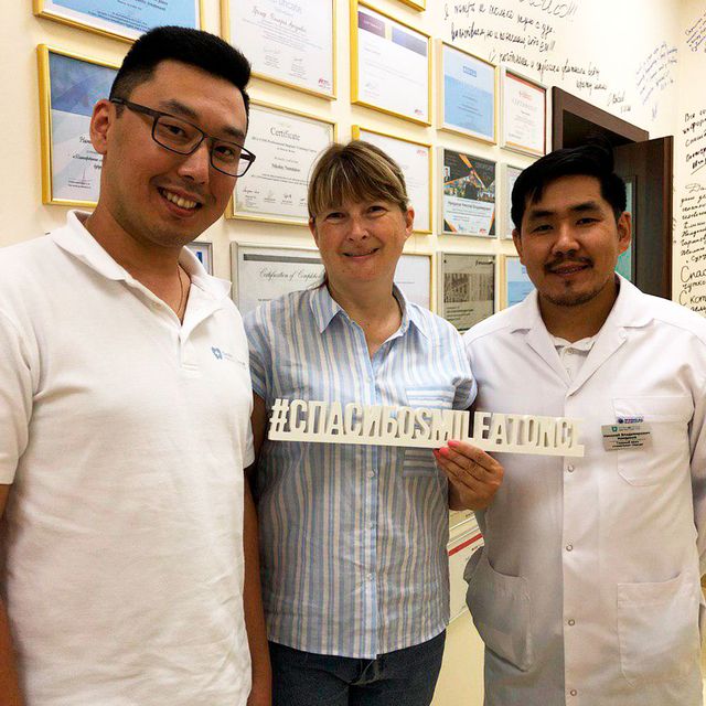 Фото в клинике с лечащими врачами